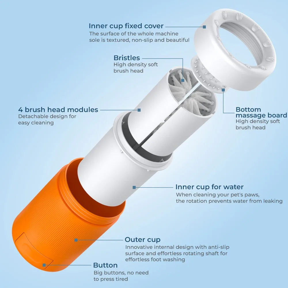 Dog Paw Cleaner Cup Portable Pet Foot Washer