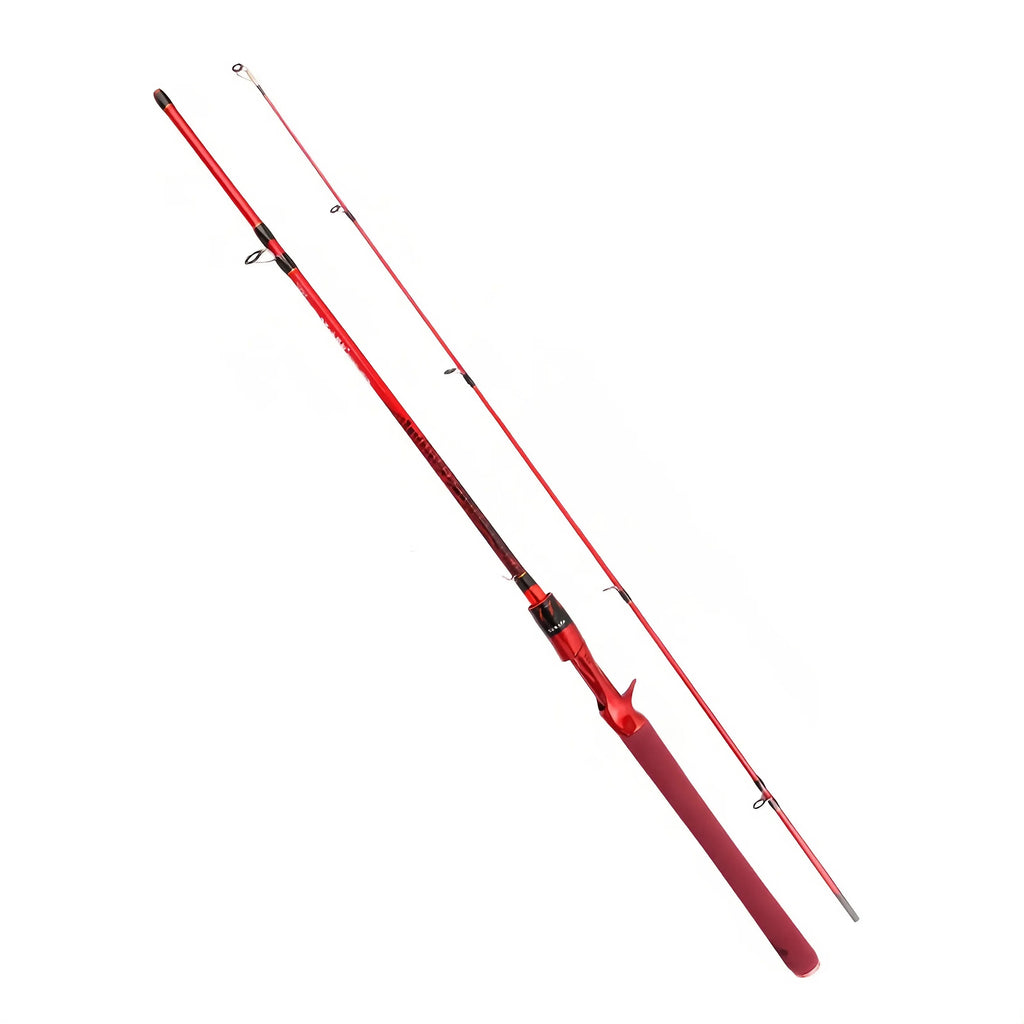 180cm Carbon Fiber Fly Fishing Rod - Red EVA Grip