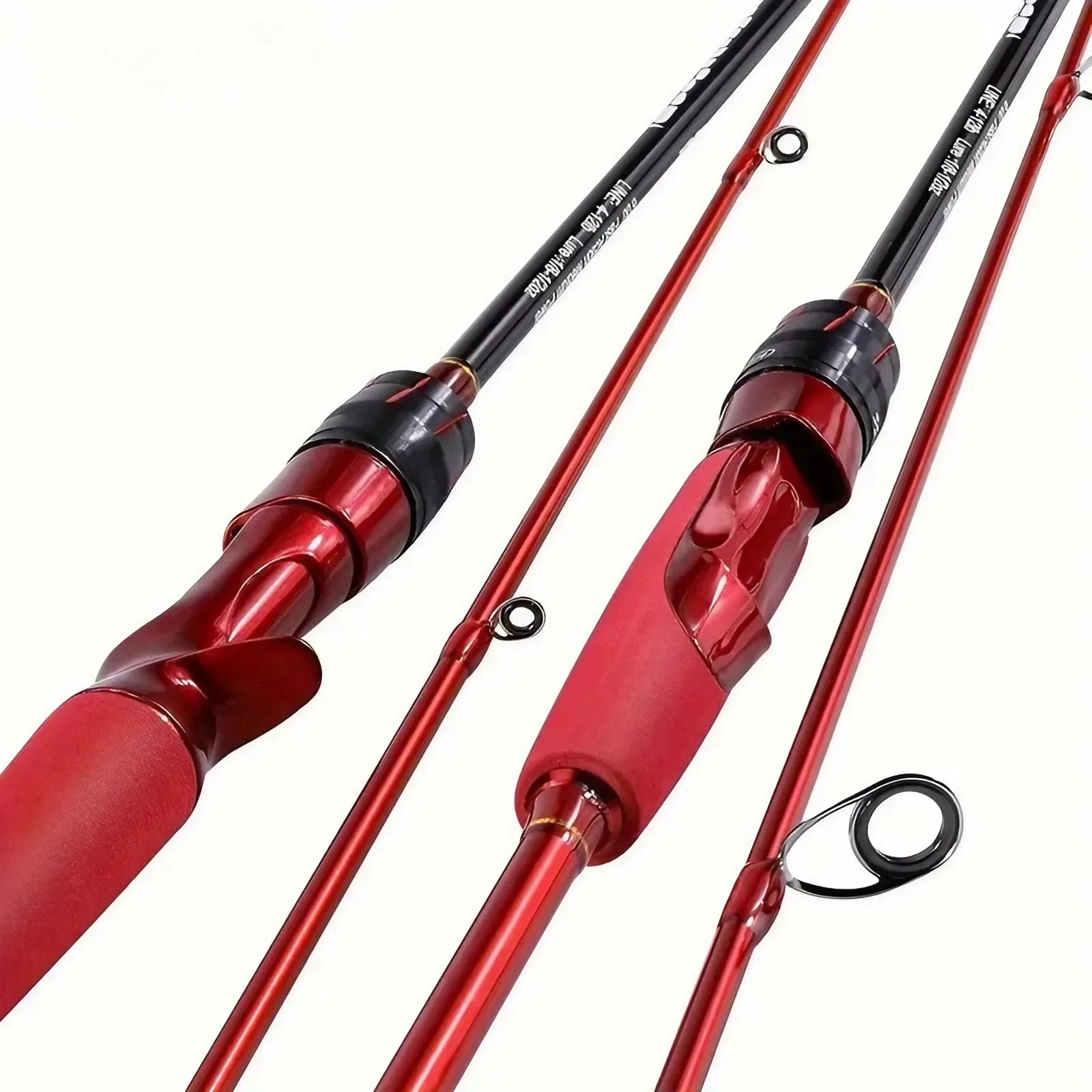 180cm Carbon Fiber Fly Fishing Rod - Red EVA Grip