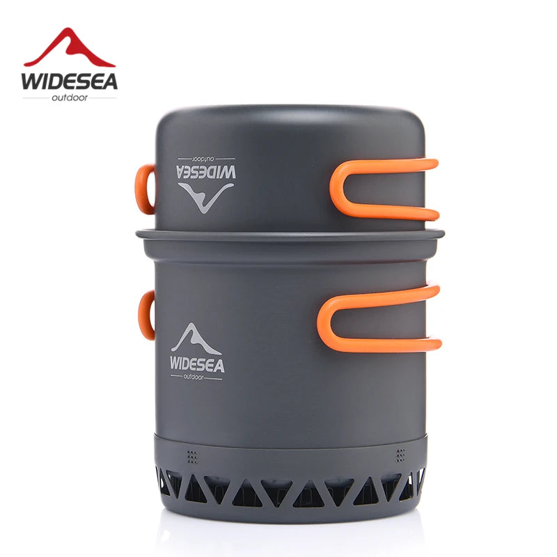 Wide Sea Camping 1.3L 2.3L Cookware Outdoor Cooking Set