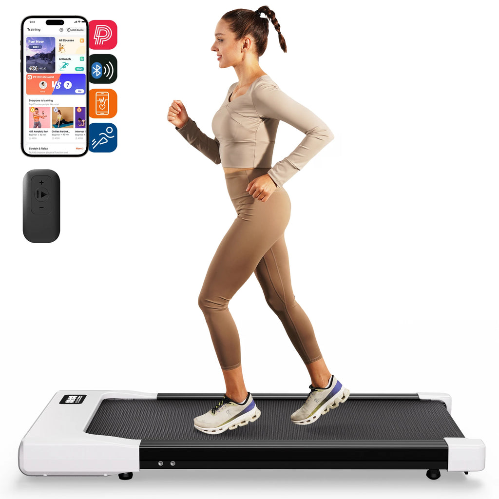 Walking Pad Treadmill 2 in 1 Portable with Remote Control