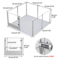 XXL Acrylic Dog Playpen Clear Exercise Enclosure