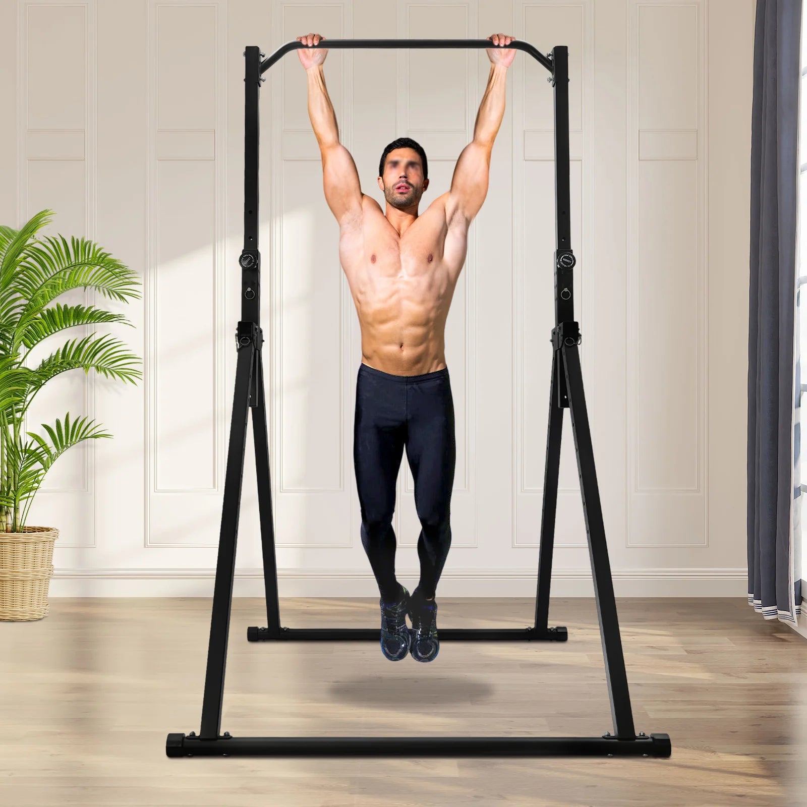 Pull Up Bar 440LBS Capacity Multi-Function Power Tower