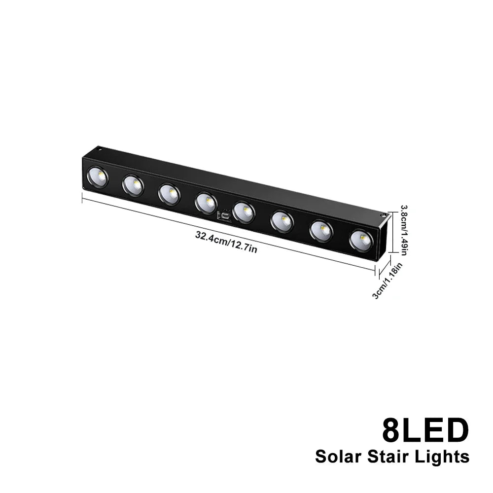 Solar Wall Light Outdoor 4/6/8LED Waterproof