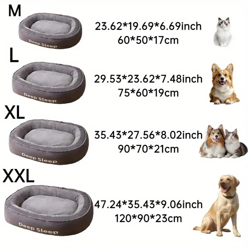 Pet Bed Comfortable Donut Round