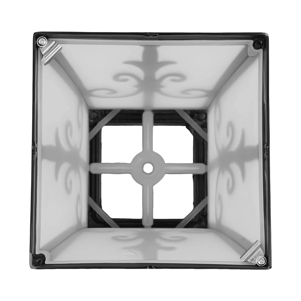85-265V Outdoor Solar Electric Powered Post Light w\ Remote Control