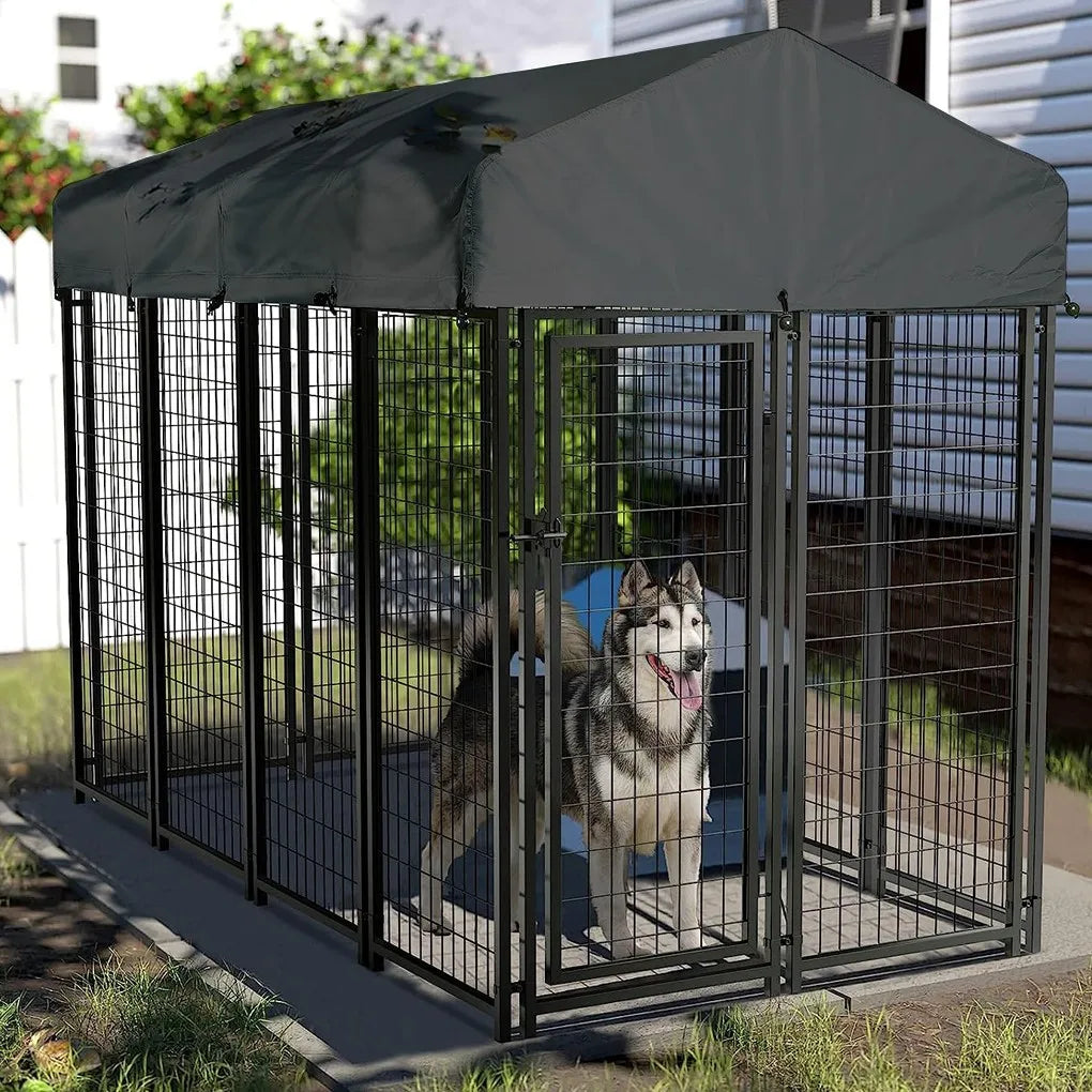 XXL Large Luxury Outdoor Dog Kennel Pet House Enclosure