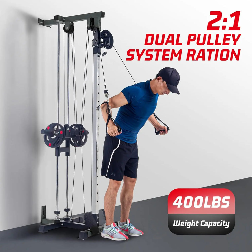 Wall Mount Cable Machine LAT Pulldown with 20-Position