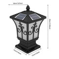 85-265V Outdoor Solar Electric Powered Post Light w\ Remote Control