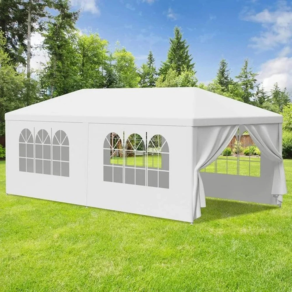 10x20' Outdoor Garden Gazebo Party Tent Canopy with 6 Sidewalls