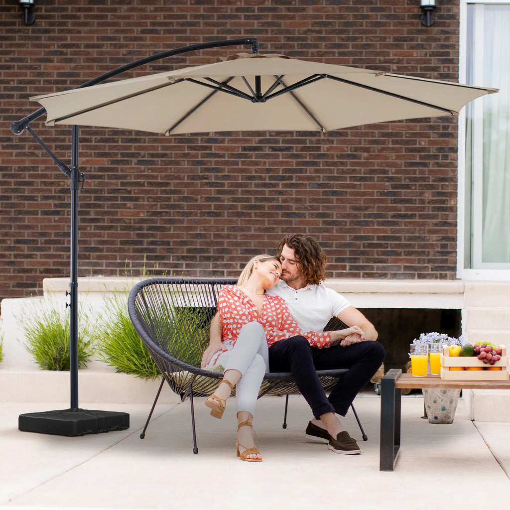 10FT Outdoor Patio Umbrella with Easy Tilt Adjustment