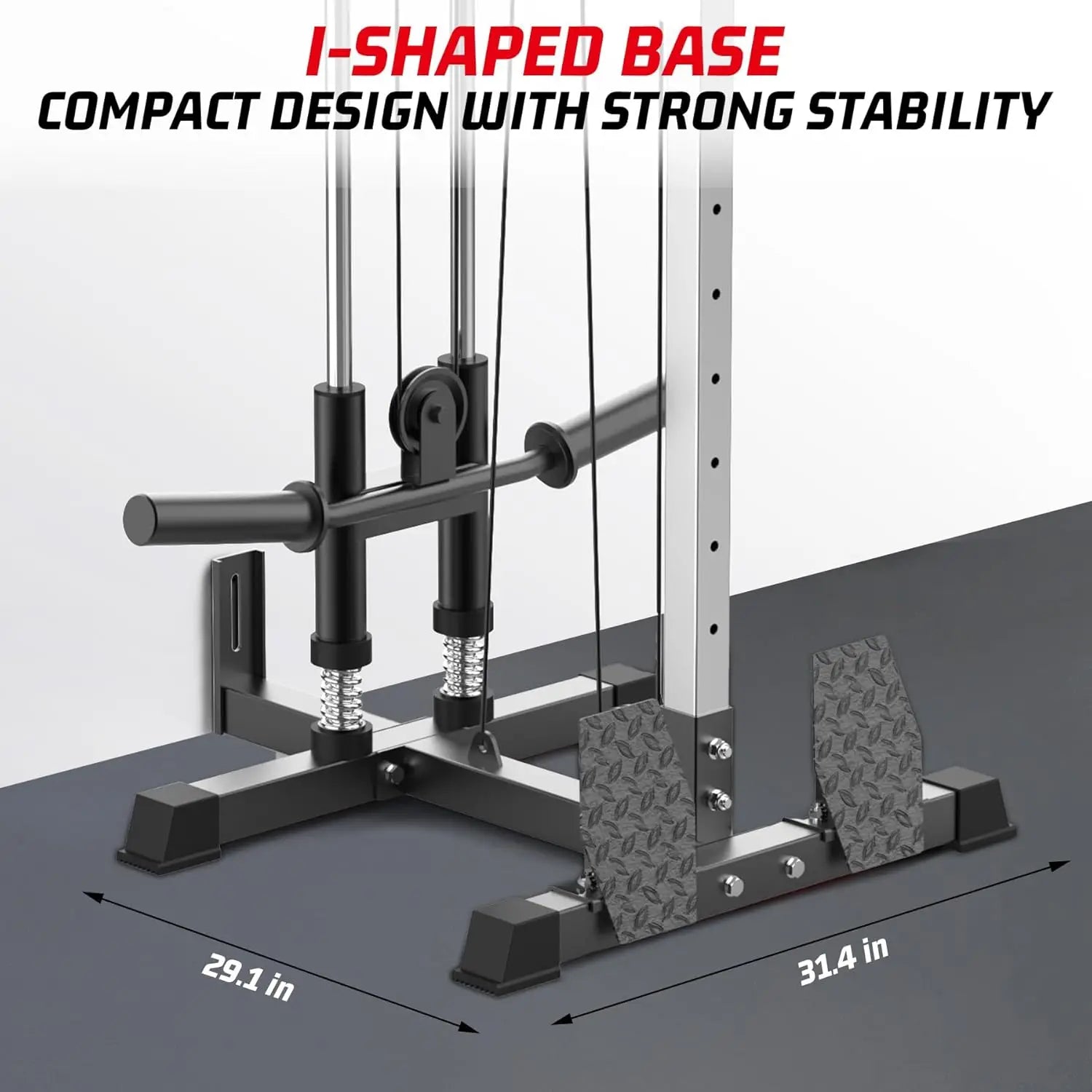 Wall Mount Cable Machine LAT Pulldown with 20-Position