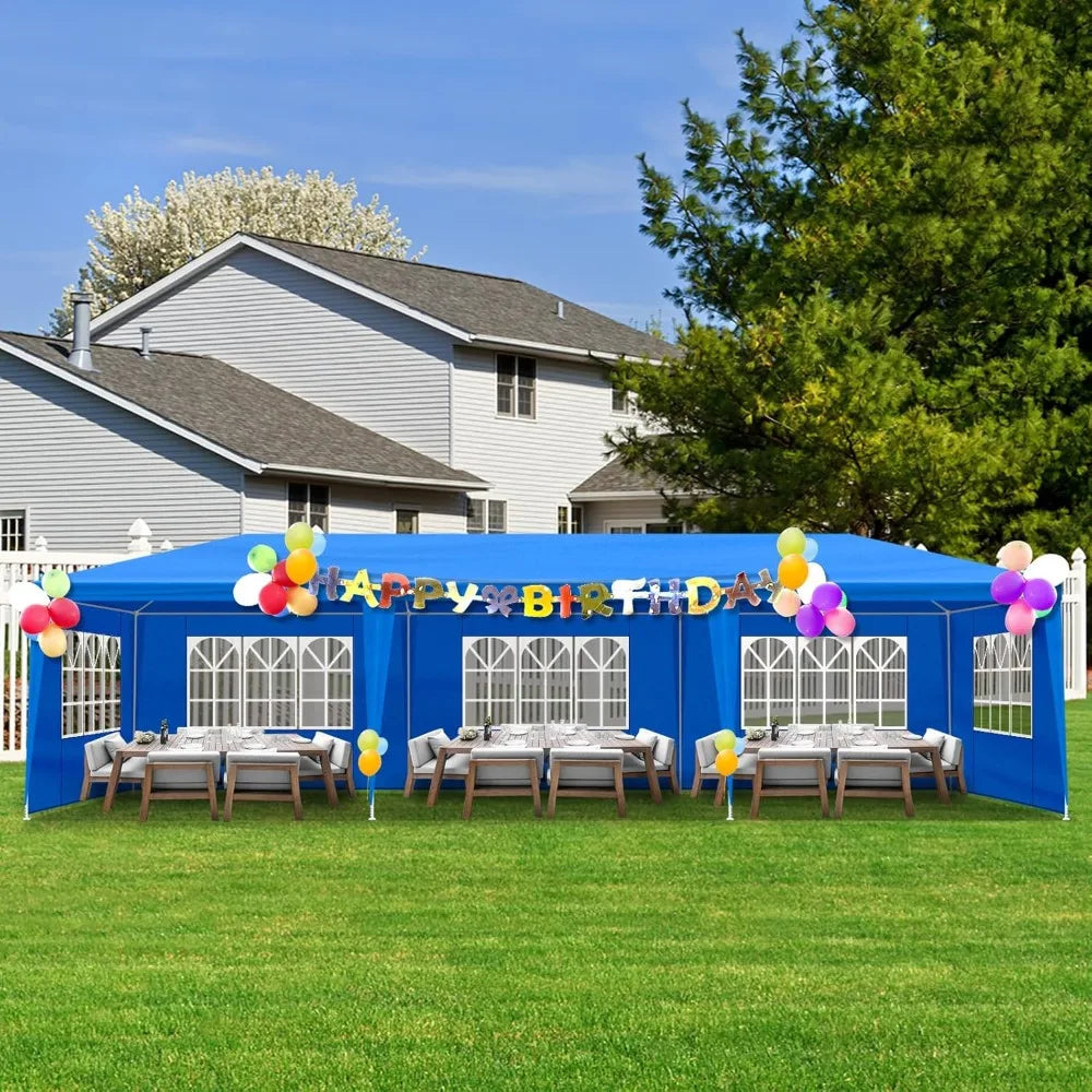 10x 30ft Party Tent with 8 Removable Sidewalls and 2 Doors
