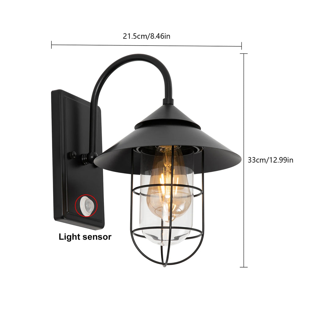 Outdoor Lamp 60W  Motion Sensor Wall Sconce