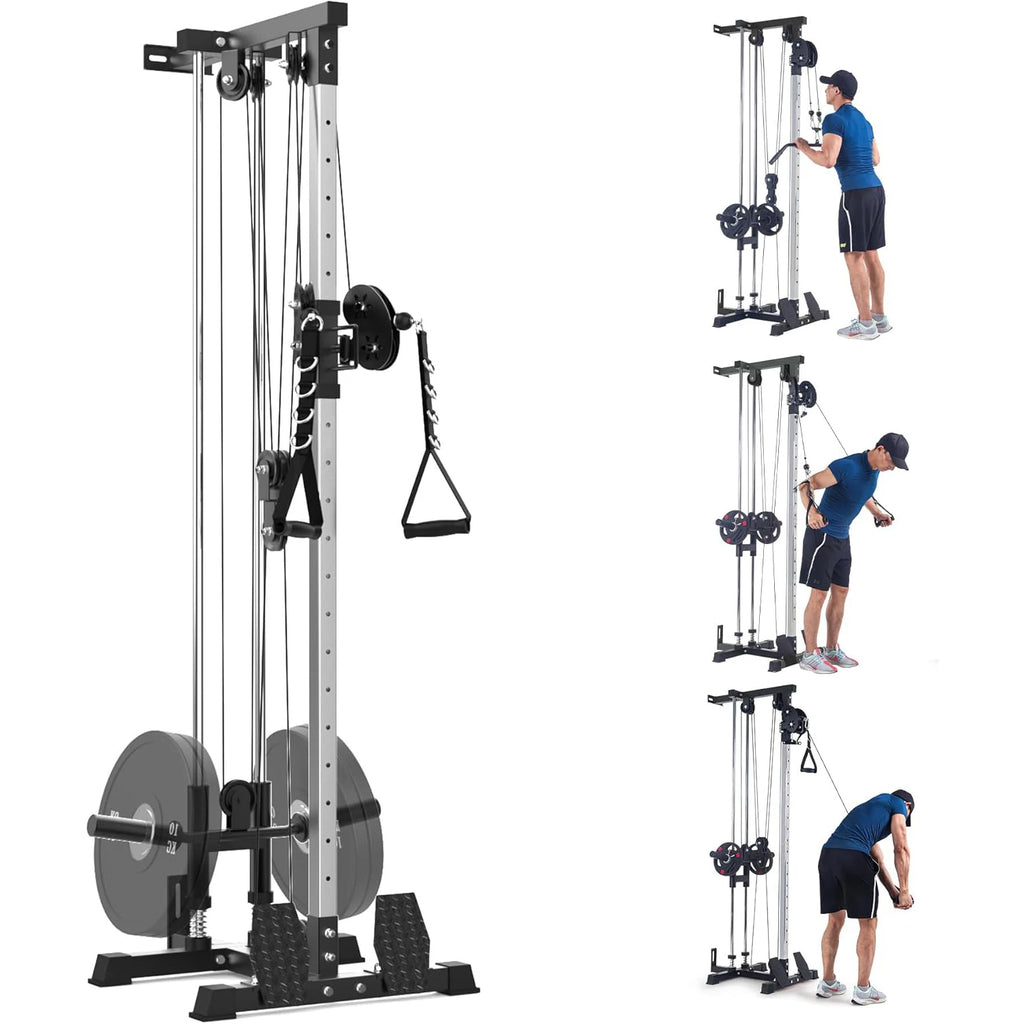 Wall Mount Cable Machine LAT Pulldown with 20-Position