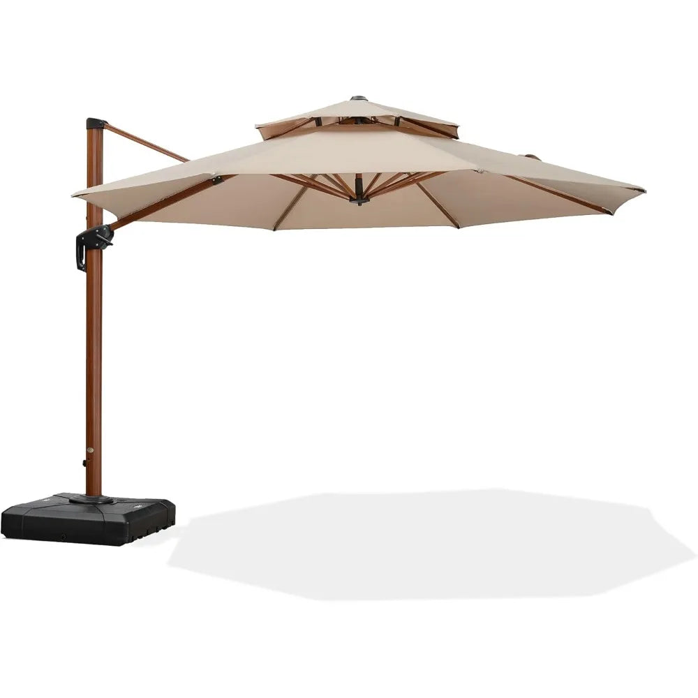 11ft Outdoor Large Patio Umbrella Heavy Duty for Deck, Pool