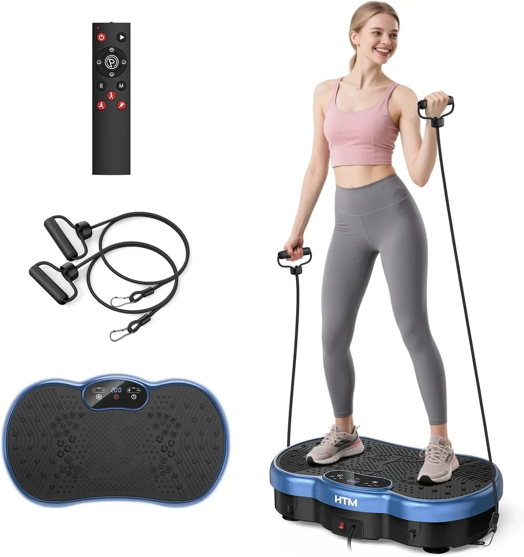 Fitness Vibration Plate Exercise Machine Calorie Tracking
