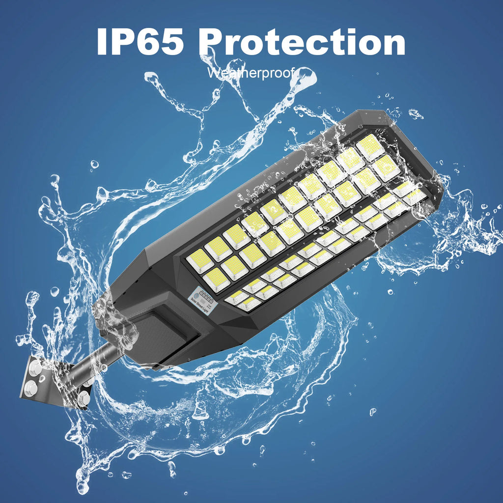 Outdoor solar light 8000W LED waterproof motion sensor street light