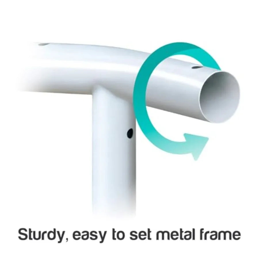 6' ft x 4' ft x 16.5 inches Above Ground Metal Frame Pool Puncture-Resistant