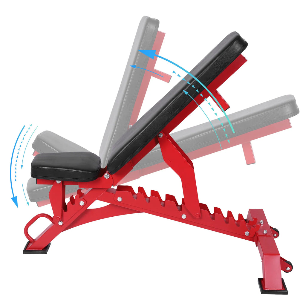 Workout Bench Adjustable Incline Decline Bench
