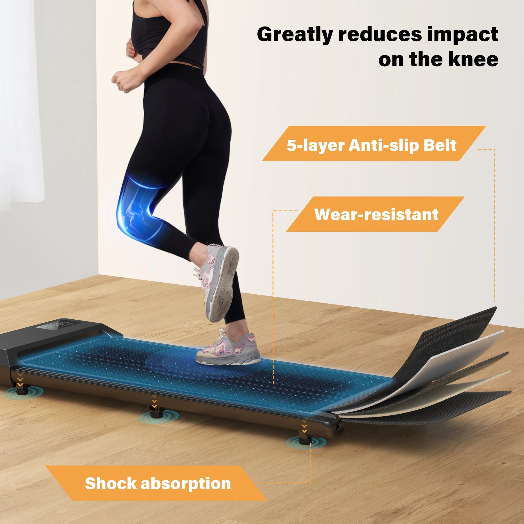 Smart Under Desk Treadmill for Home Office