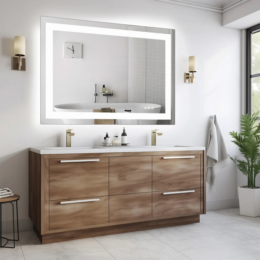 36"x 24"LED Bathroom Vanity Mirror for Wall Memory Function