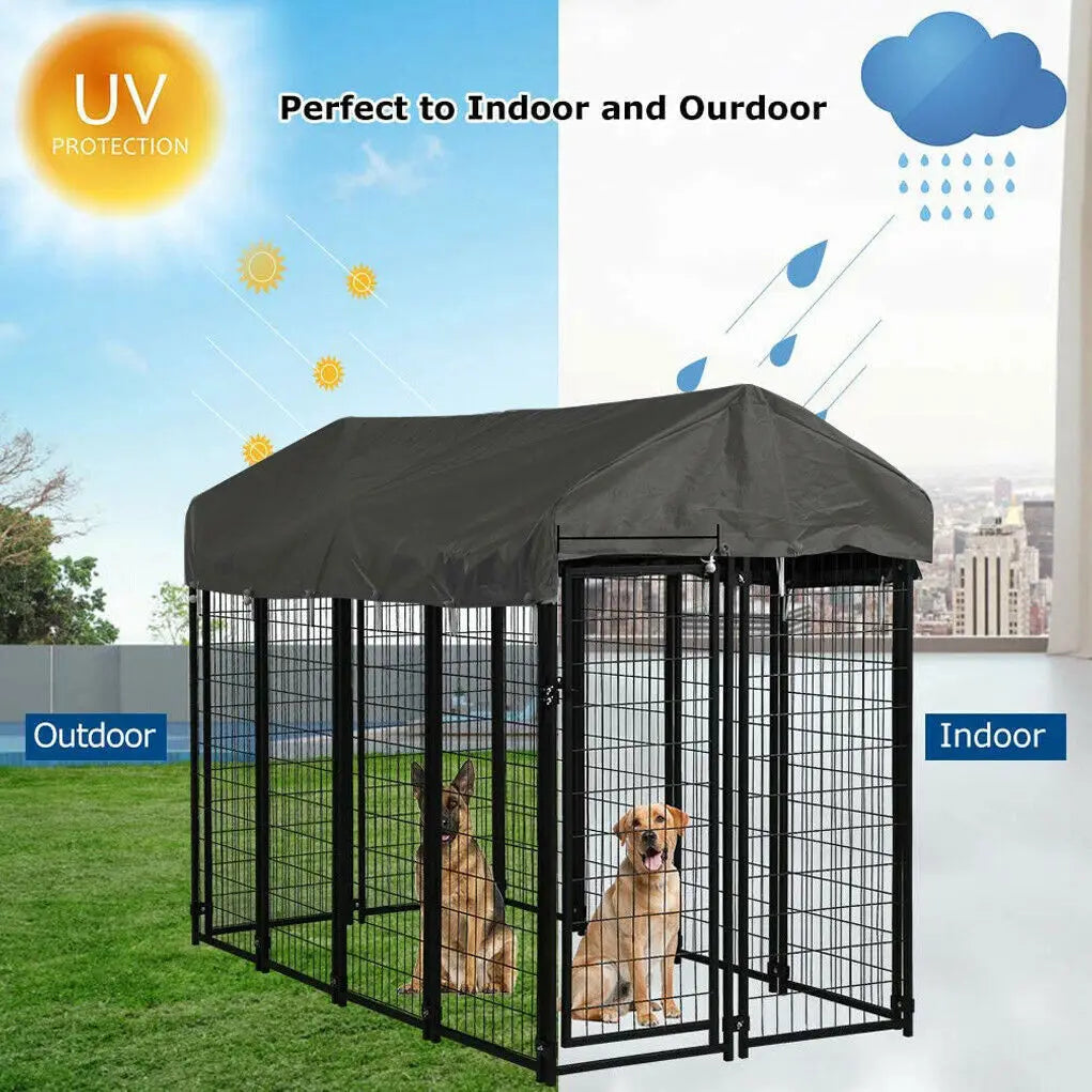 XXL Large Luxury Outdoor Dog Kennel Pet House Enclosure