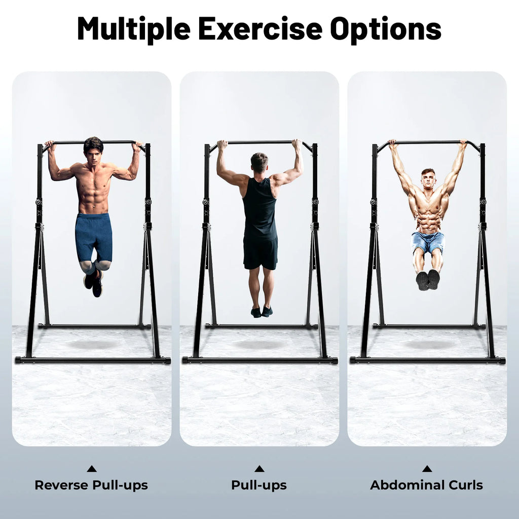 Pull Up Bar 440LBS Capacity Multi-Function Power Tower