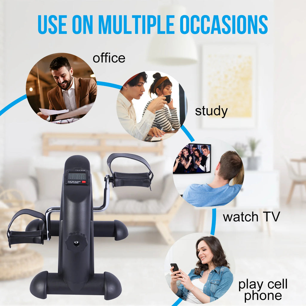 Mini Pedal Exercise Bike Under Desk Trainer Fitness
