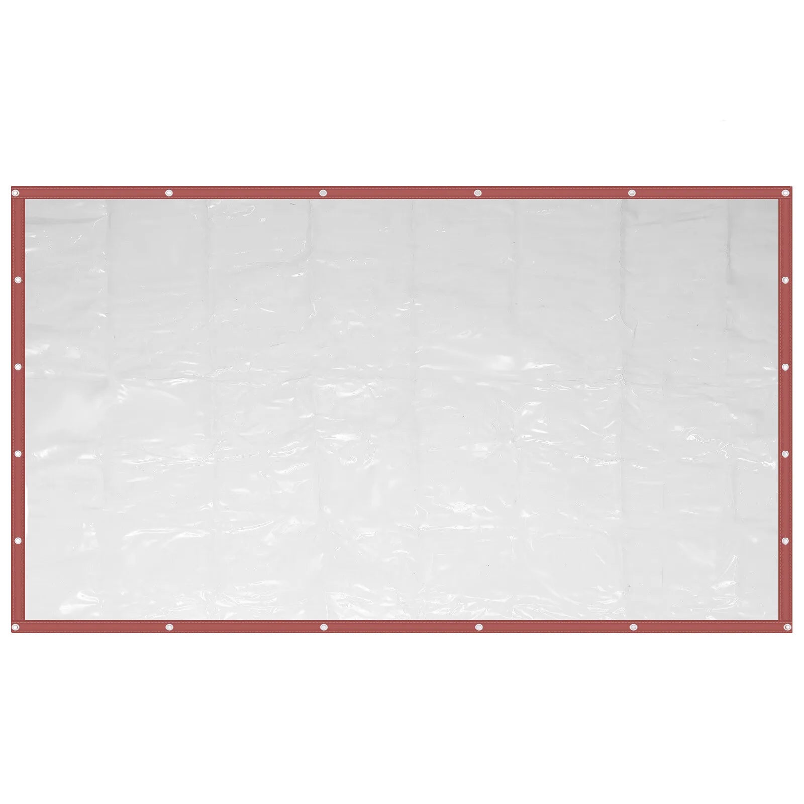 Brown Rainproof Clear Awning Canopy Deck Cover