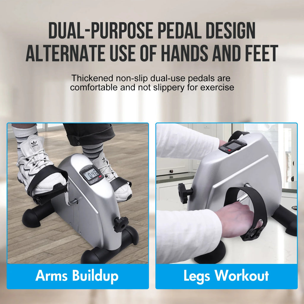 Mini Pedal Exercise Bike Under Desk Trainer Fitness