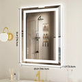 36"x 24"LED Bathroom Vanity Mirror for Wall Memory Function