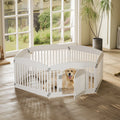 Plastic Dog Playpen 6 Panel 24IN Expandable Durable Fence