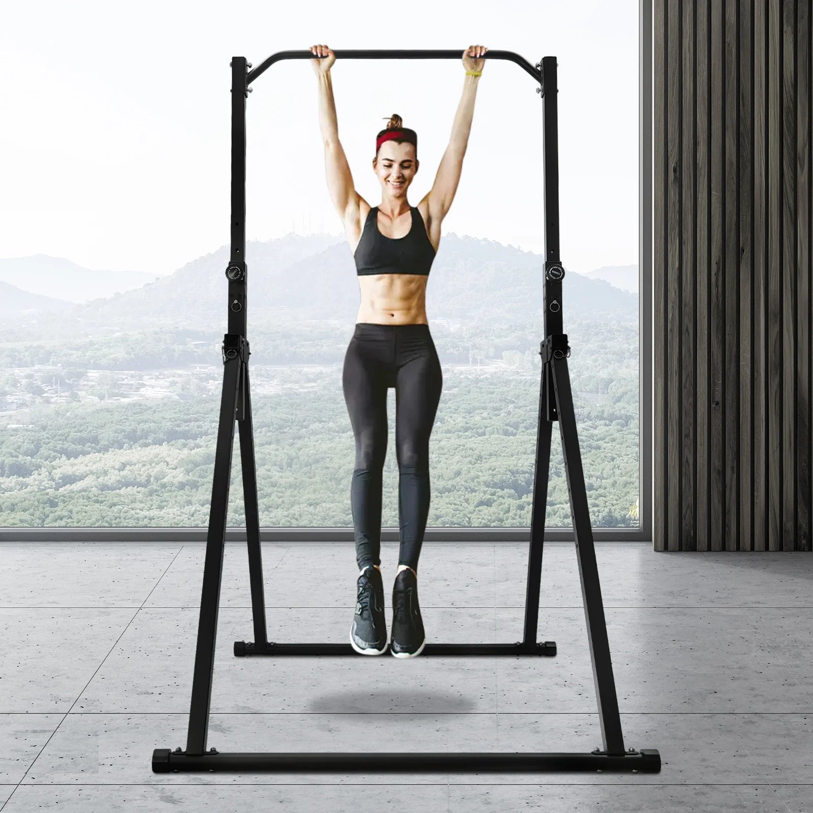 Pull Up Bar 440LBS Capacity Multi-Function Power Tower
