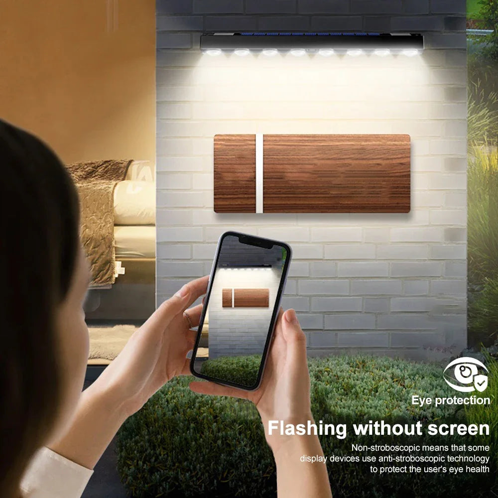 Solar Wall Light Outdoor 4/6/8LED Waterproof