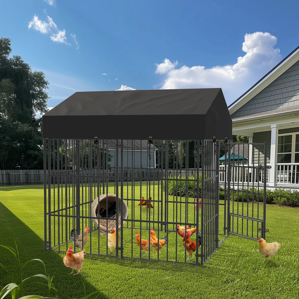 XXL Large Luxury Outdoor Dog Kennel Pet House Enclosure