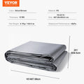 Heavy Duty Tarp Waterproof Tear Proof Poly Plastic Cover
