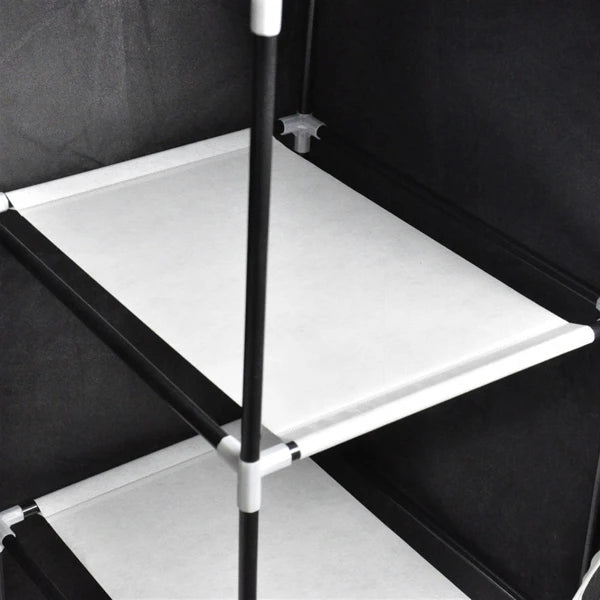 71" Portable Closet Wardrobe Clothes Rack Storage Organizer