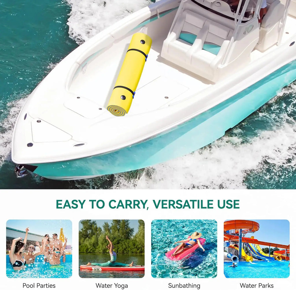 9'/12' Lily Pad Floating Mat for Lake and Pool