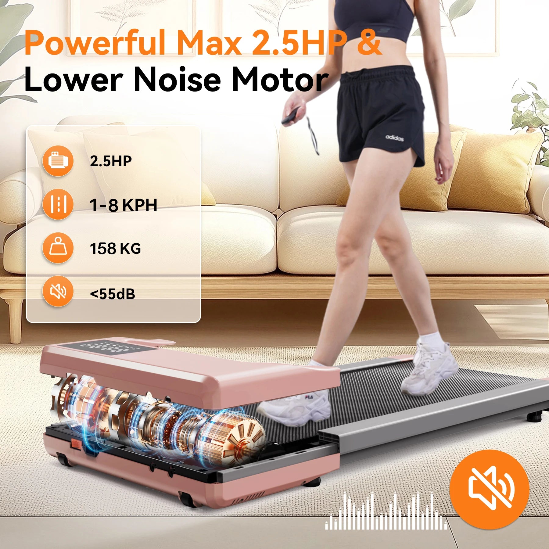 Smart Under Desk Treadmill for Home Office