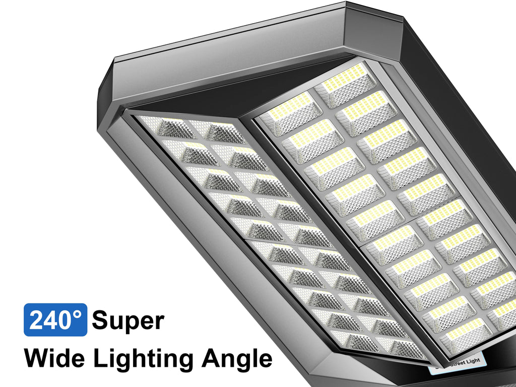 Outdoor solar light 8000W LED waterproof motion sensor street light