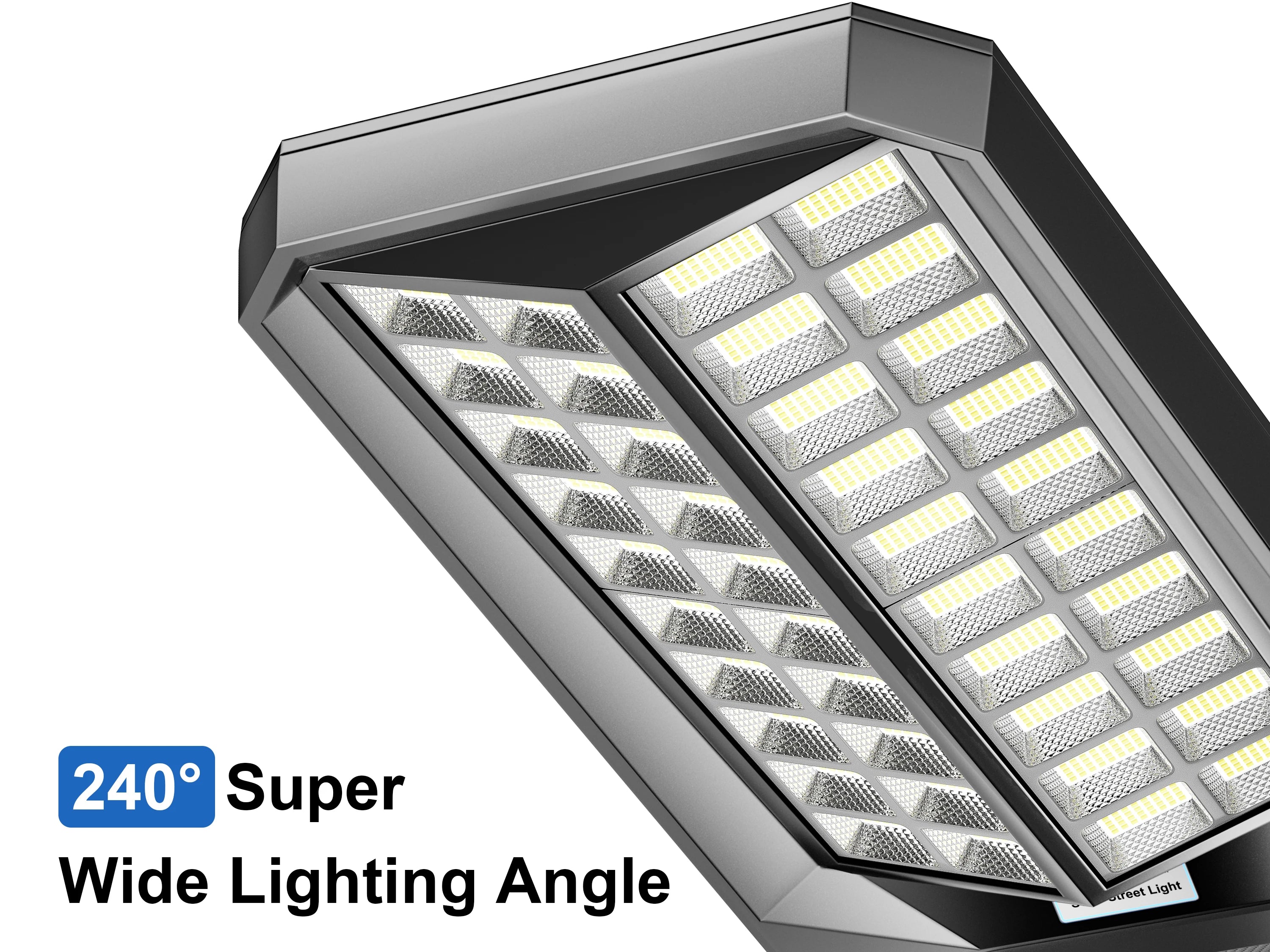 Outdoor solar light 8000W LED waterproof motion sensor street light