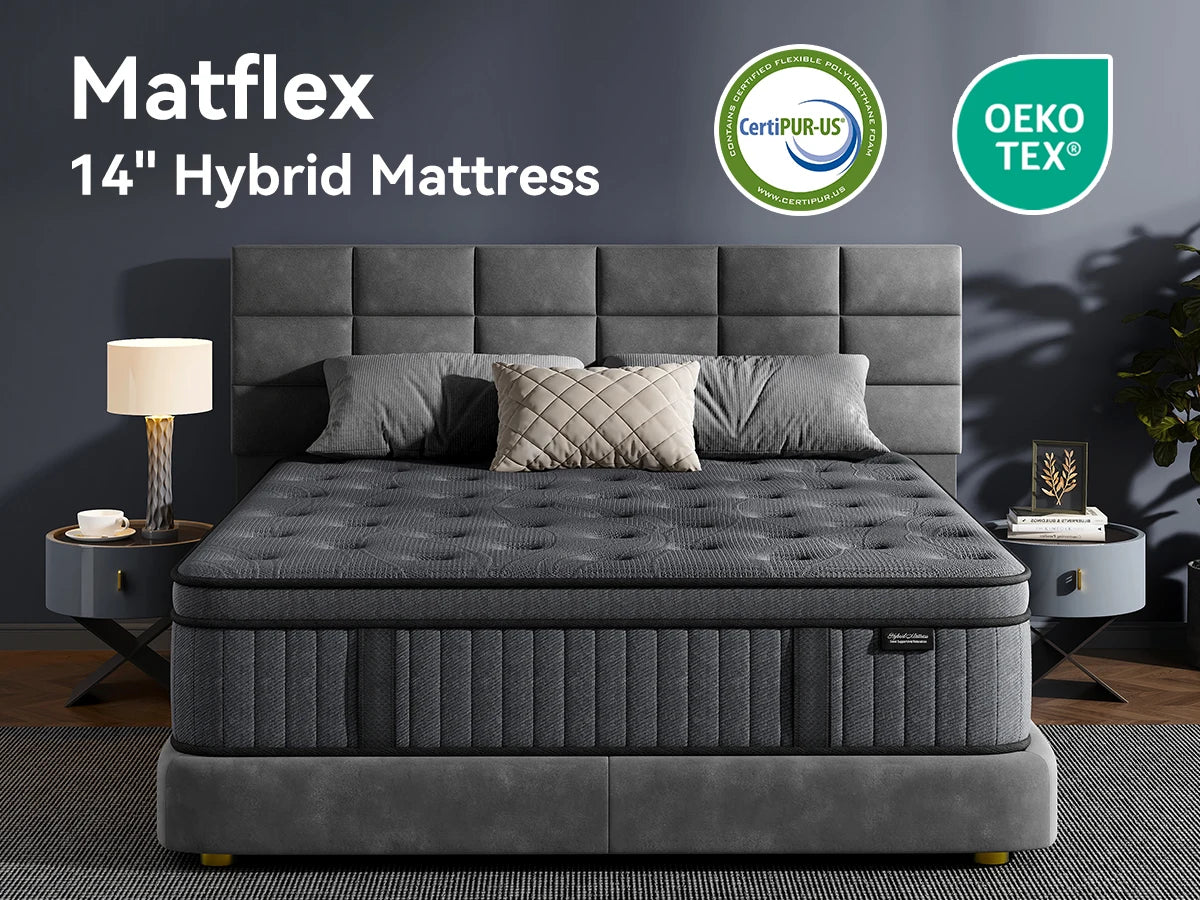 Full Mattress, 12 Inch Hybrid Mattress with Excellent Support