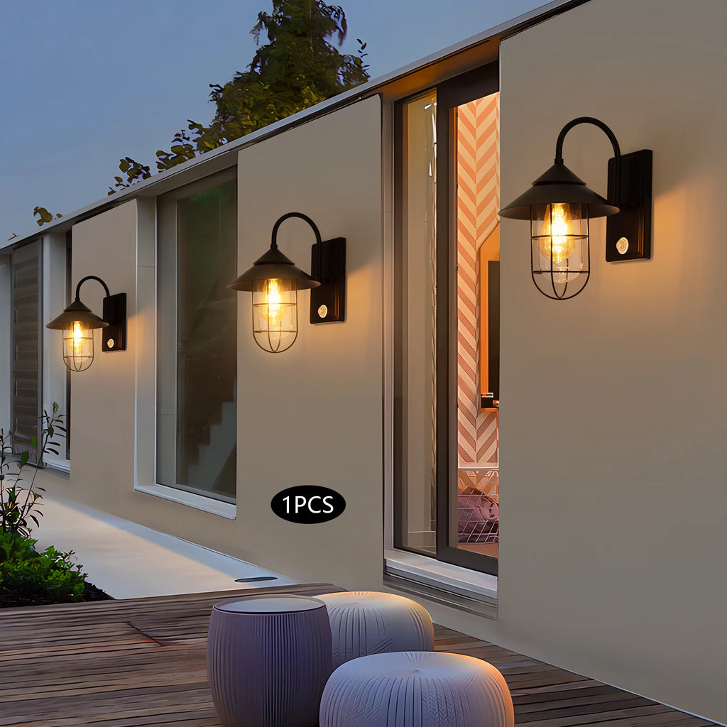 Outdoor Lamp 60W  Motion Sensor Wall Sconce