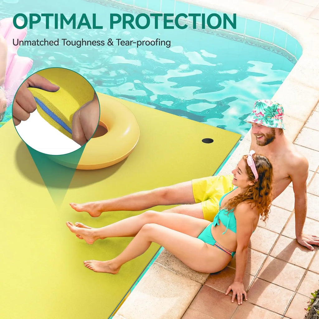 9'/12' Lily Pad Floating Mat for Lake and Pool