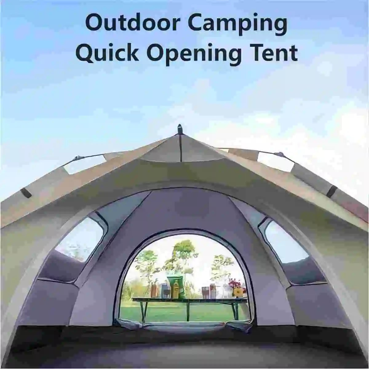 Outdoor Sunshade  Camping Tent For 4 Persons Waterproof