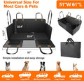 Waterproof Pet Travel Accessories Foldable Dog Car Seat