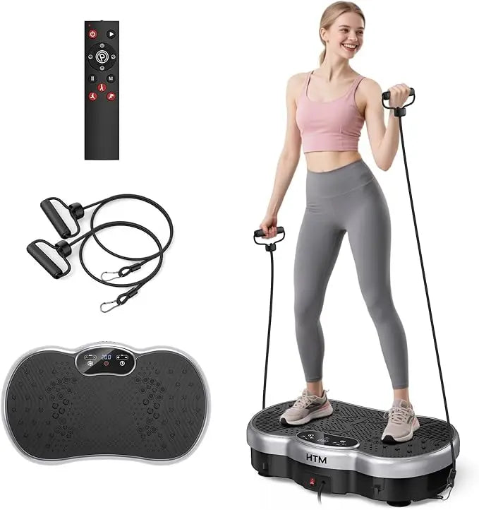 Fitness Vibration Plate Exercise Machine Calorie Tracking