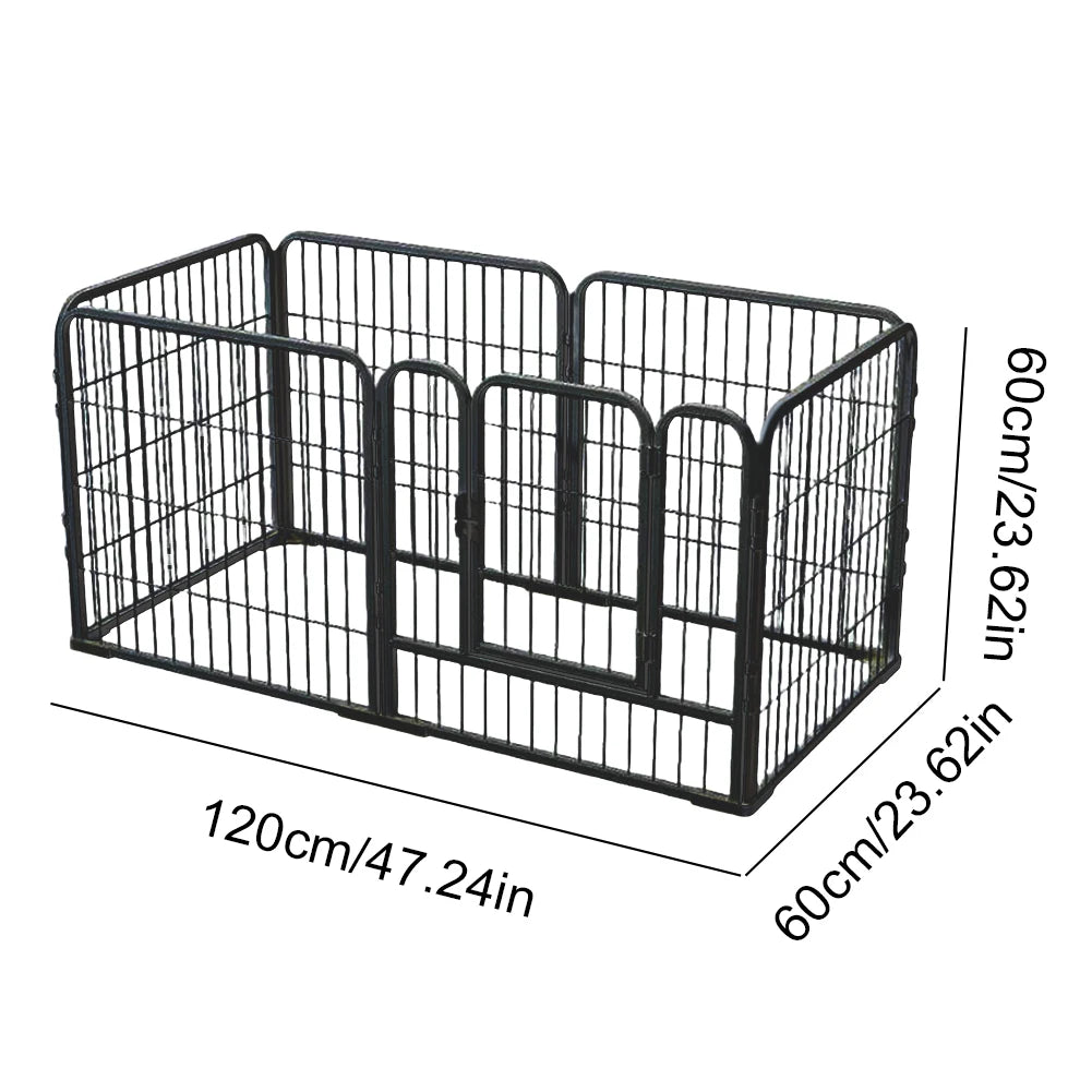 6 Panel Heavy Duty Portable Pet Playpen