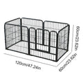 6 Panel Heavy Duty Portable Pet Playpen